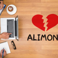 Heart broken with alimony sign