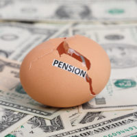 Broken egg with 'pension' to alimony waiver override