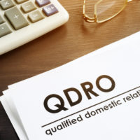 Documents about qualified domestic relations order (QDRO)